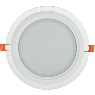 Светильник светодиодный встраиваемый ДВО 1622 со стеклом круг 18Вт 4000К IP20