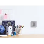 Розетка 2К+З немецкий стандарт 16 А 250 В~ INSPIRIA алюминий