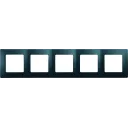 ETIKA Рамка 5 постов антрацит