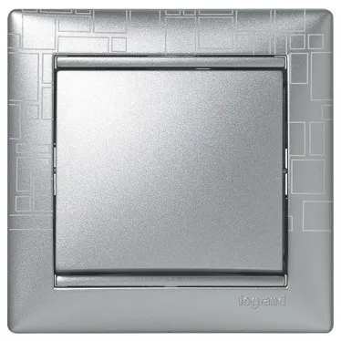 VALENA Рамка 1 пост алюминий модерн