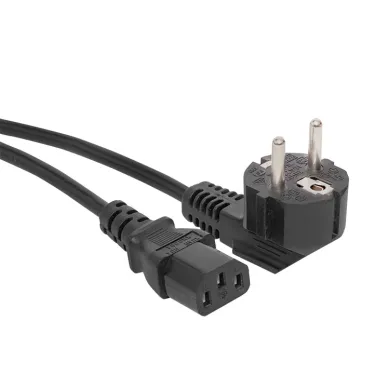 Кабель питания TERACOM для PDU IEC 60320 C13 - CEE 7/7 (Schuko) сечение 3x1.5мм2 250В 10A длина 2.0 метра