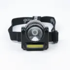 Фонарь светодиодный налобный 6 Вт 180 лм Черный IP42 аккумуляторный Lead acid 800мАч GFL Gauss