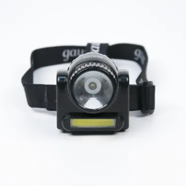 Фонарь светодиодный налобный 6 Вт 180 лм Черный IP42 аккумуляторный Lead acid 800мАч GFL Gauss