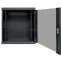 Шкаф настенный 19' TERACOM PRO 12U 600х450 мм дверь стеклянная с замком-ручкой чёрный