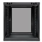 Шкаф настенный 19' TERACOM PRO 12U 600х450 мм дверь стеклянная с замком-ручкой чёрный