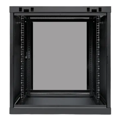 Шкаф настенный 19' TERACOM PRO 12U 600х450 мм дверь стеклянная с замком-ручкой чёрный