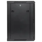 Шкаф настенный 19' TERACOM PRO 12U 600х450 мм дверь стеклянная с замком-ручкой чёрный
