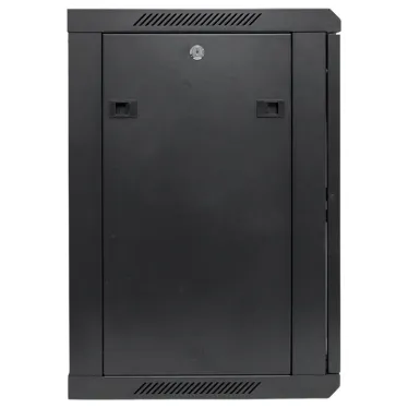Шкаф настенный 19' TERACOM PRO 12U 600х450 мм дверь стеклянная с замком-ручкой чёрный