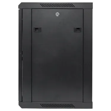 Шкаф настенный 19' TERACOM PRO 12U 600х450 мм дверь стеклянная с замком-ручкой чёрный