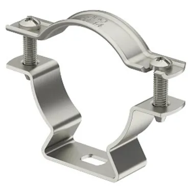 Крепежная скоба дистанционная 30-36 мм (с продольным отверстием) из нержавеющей стали А2