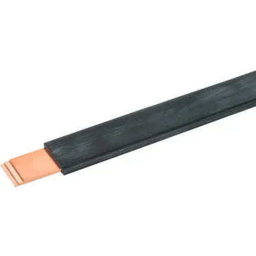 Шина медная гибкая изолированная ШМГ 8х(32х1мм) 2м