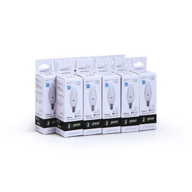 Лампа светодиодная LED 12 Вт 920 лм 4100К свеча нейтральный E14 AC 220В Elementary Gauss