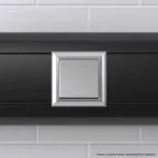 Avanti Инвертор одноклавишный модульный Закаленная сталь 2 модуля (Переключатель сх.7)