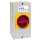 Переключатель кулачковый ПК-2-13 63А 3P ВКЛ-ВЫКЛ с блокировкой в боксе IP65 PROxima