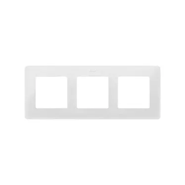 Рамка 3 поста белая