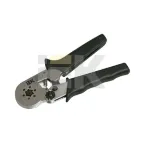 Клещи обжимные 0.5-6мм.кв шестигранный наконечник-гильза КО-08Е