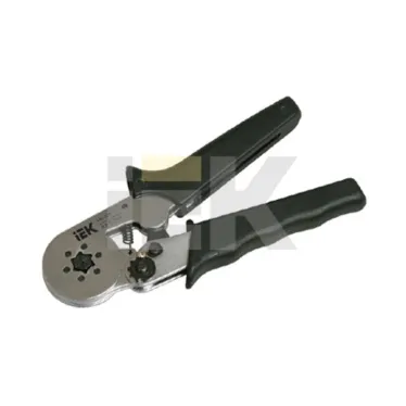 Клещи обжимные 0.5-6мм.кв шестигранный наконечник-гильза КО-08Е