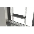 Шкаф настенный 19-дюймовый 27U 1304x600х600мм металлическая передняя дверь