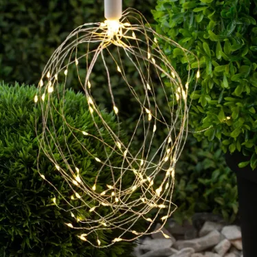 Светильник садовый подвесной Фейерверк на солнечной батарее ERAUF024-02