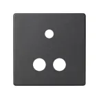 Накладка для коннектора мини-джек + 2RCA, S82, S82N, S82 Detail, графит