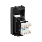 Avanti Телефонная розетка RJ-12 модульная Черный матовый 1 модуль