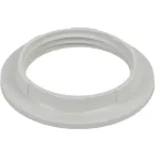 Кольцо для патрона E27, пластик, белое (100/1000/9000)
