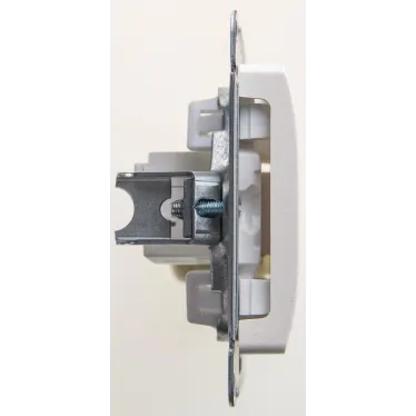 GLOSSA Розетка компьютерная RJ45 категория 5E перламутр в рамку