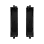 Avanti Комплект модульных заглушек , Черный матовый, 0,5 модуля 2 штуки