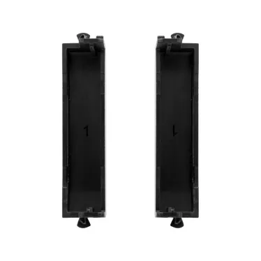 Avanti Комплект модульных заглушек , Черный матовый, 0,5 модуля 2 штуки