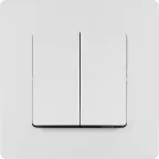 ETIKA Рамка 1 пост белая