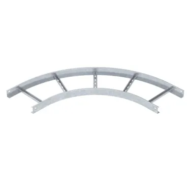 Угловая секция 90° лестничного лотка 60х300 мм R-500 мм