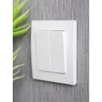 Стокгольм Рамка 1-местная белая