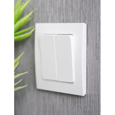 Стокгольм Рамка 1-местная белая