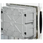 Корпус пластиковый встраиваемый на 6 модулей ЩРВ-П-6 IP41 UNION Compact черная прозрачная дверь