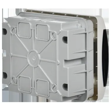 Корпус пластиковый встраиваемый на 6 модулей ЩРВ-П-6 IP41 UNION Compact черная прозрачная дверь