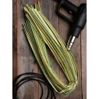 Трубка термоусаживаемая ТУТ нг 10/5 желто-зеленая в отрезках по 1м PROxima