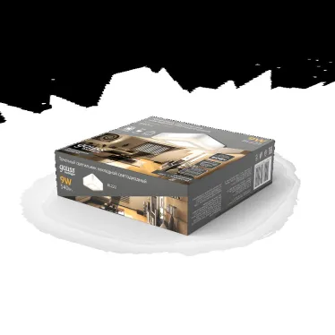 Светильник светодиодный ДБО 9 Вт 540 лм 3000К Белый IP20 145х145х40мм Алюминий Backlight Gauss