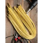 Трубка термоусаживаемая ТУТ нг 20/10 желтая в отрезках по 1м PROxima