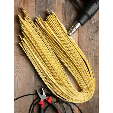 Трубка термоусаживаемая ТУТ нг 20/10 желтая в отрезках по 1м PROxima