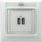 VALENA Рамка 1 пост IP44 белая