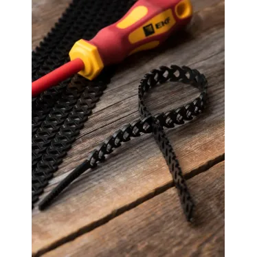 Хомут гибкий (20 шт.) черный FlexSTRAP