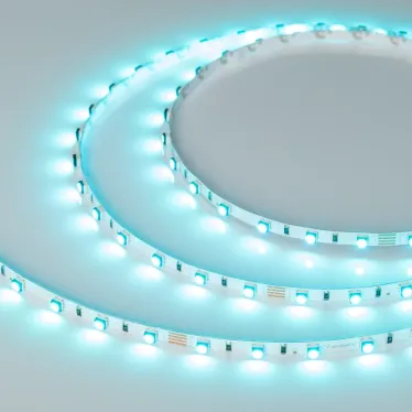 Лента LED MINI-F60-5мм 24V RGB (6 W/m, IP20, 3535, 5м) (ARL, узкая)