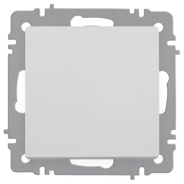 Выключатель Intro Accent 6-101-01 , 10А-250В, IP20, СУ, AL/CU, белый