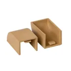 Заглушка (25х16) (4 шт) Plast под светлое дерево