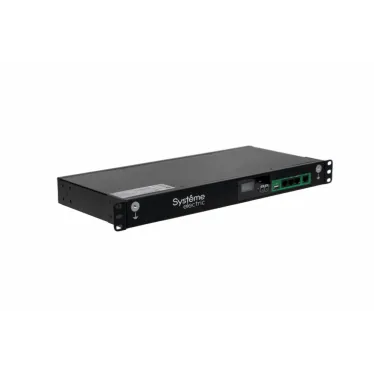 Блок распределения питания Uniprom. с мониторингом. 1U. 240В. 1Ф. 16A. 10xC13 2xC19. 2м. IEC320 C20