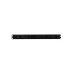 Блок распределения питания Uniprom. управляемый. 1U. 240В. 1Ф. 16A. 10xC13 2xC19. 2м кабель. IEC320 C20