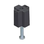 Регулируемая по высоте опора (сталь)