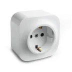 Quteo Розетка с заземлением без шторок наружная белая