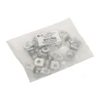 Скоба металлическая двухлапковая d10-11мм (10шт.) PROxima