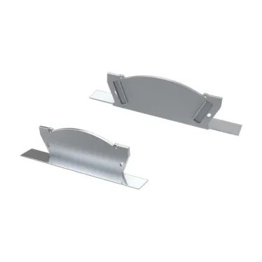 Заглушка для AЛм-ARC-DOUBLE серая с отверстием (ARL, металл)